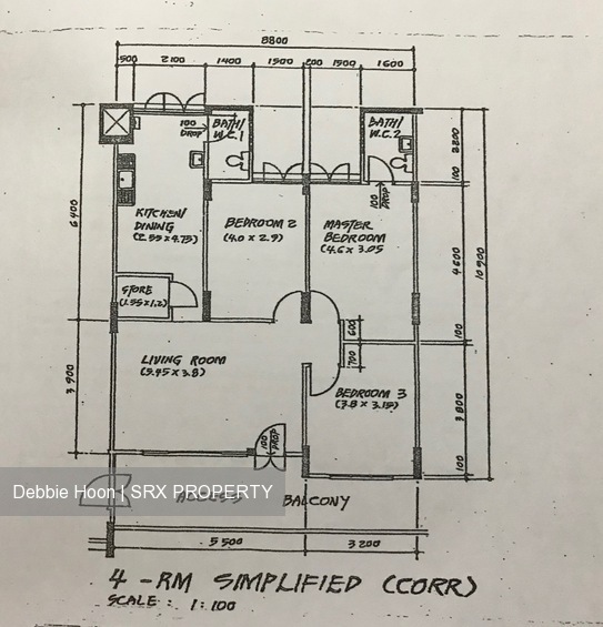 Blk 170 Bedok South Road (Bedok), HDB 4 Rooms #208818601